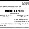 Talyai Ottilie 1919-1995 Todesanzeige